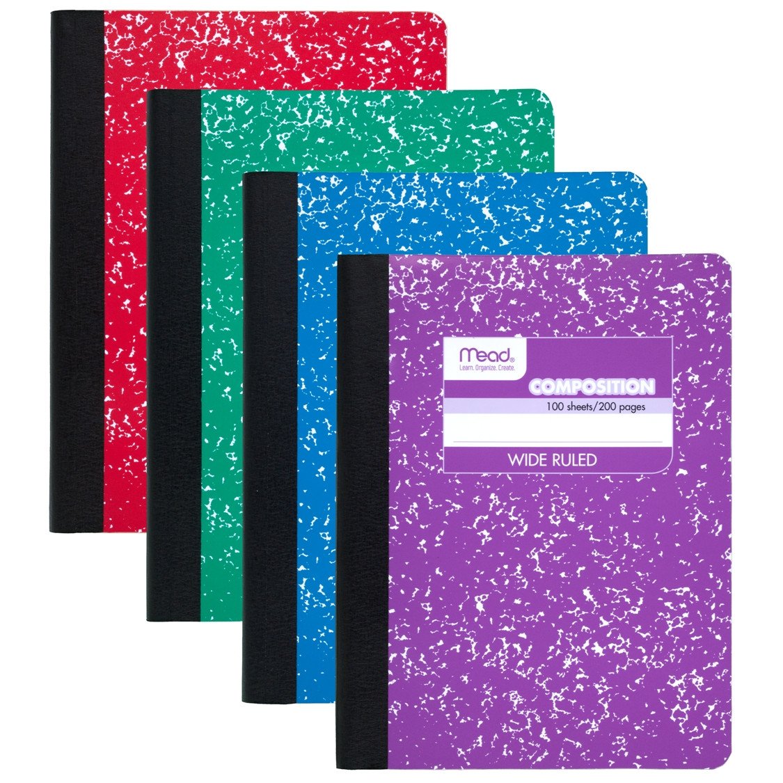 Composition Notebook W 9.75 x 7.5 - Assorted Colours
