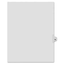 Kleer -Fax Exhibit Index Dividers " #6 " Tabs - 8.5" x11 Letter - White 25/Pk