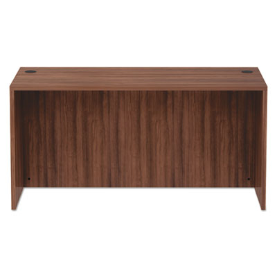 Alera Valencia Series Straight Front Desk Shell, 59.13" x 29.5" x 29.63", Modern Walnut
