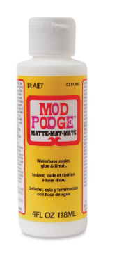 Plaid Mod Podge - Matte Finish, 4 oz bottle CS11305