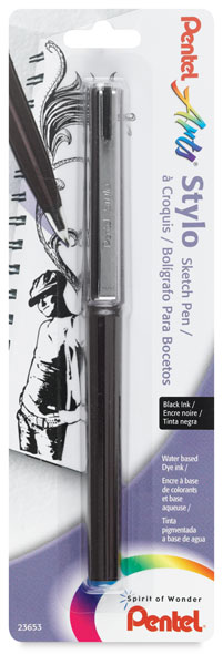 Pentel Art Stylo Sketch Pen Black