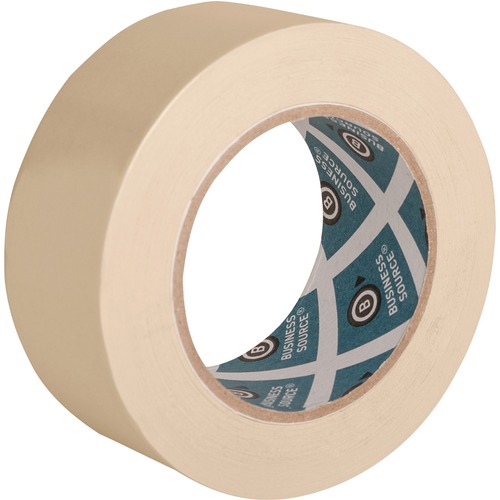 Masking Tape 60 yd Length x 2" Width, 3" Core, Crepe Paper Backing, 1/Roll, Tan