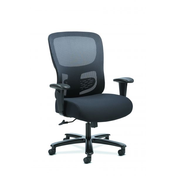 1-Fourty-One Big/Tall Mesh Task Chair, Supports Up to 400 lb, 19.2" to 22.85" Seat Height, Black