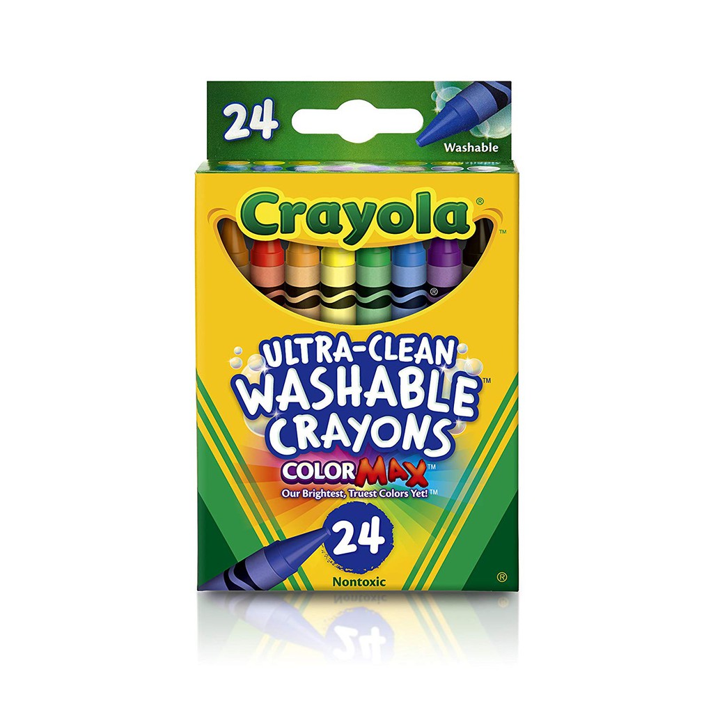 Washable Crayons 24 Asst
