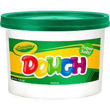 Modeling Dough Bucket, 3 lbs., Green