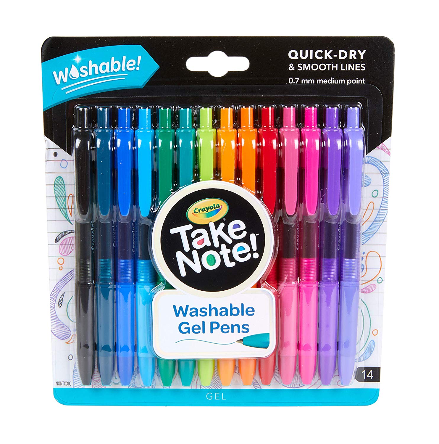 Take Note!Washable Gel Pen14ct