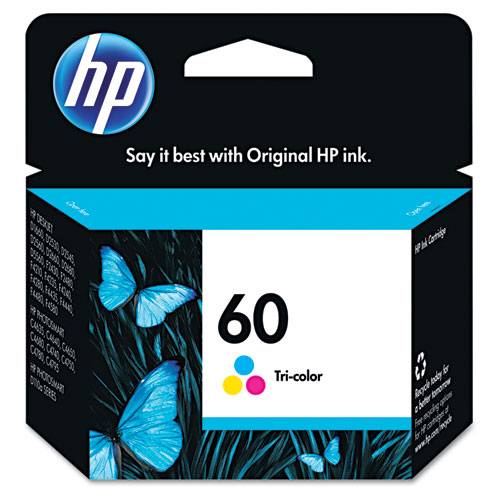 HP #60 Ink Cartridge Tricolor DJ F42
