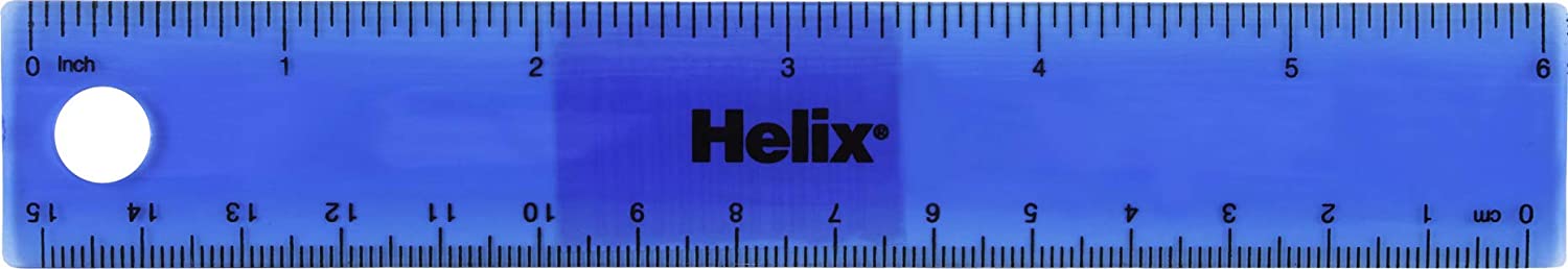 Helix Standard 6"Ruler (15cm)