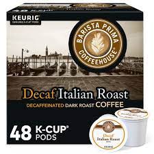 Barista Prima Decaf-Italian Roast, Dark Roast  48 k-Cups/Bx
