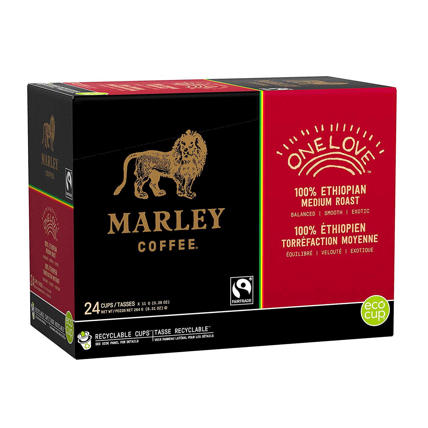 K-Cup Marley One Love Jam Blue Mountain Blend  24-K-Cups /Bx