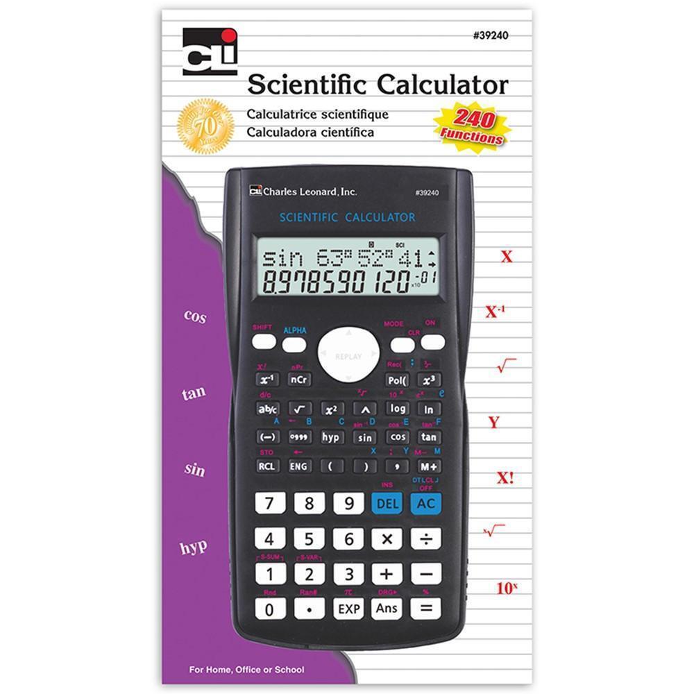 Calculator - Scientific - 12 Digit, 240 Functions