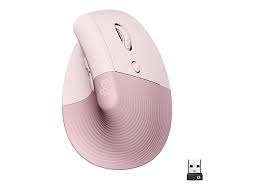 Logitech Lift Vertical Ergonomic Mouse (Rose) Ergonomic