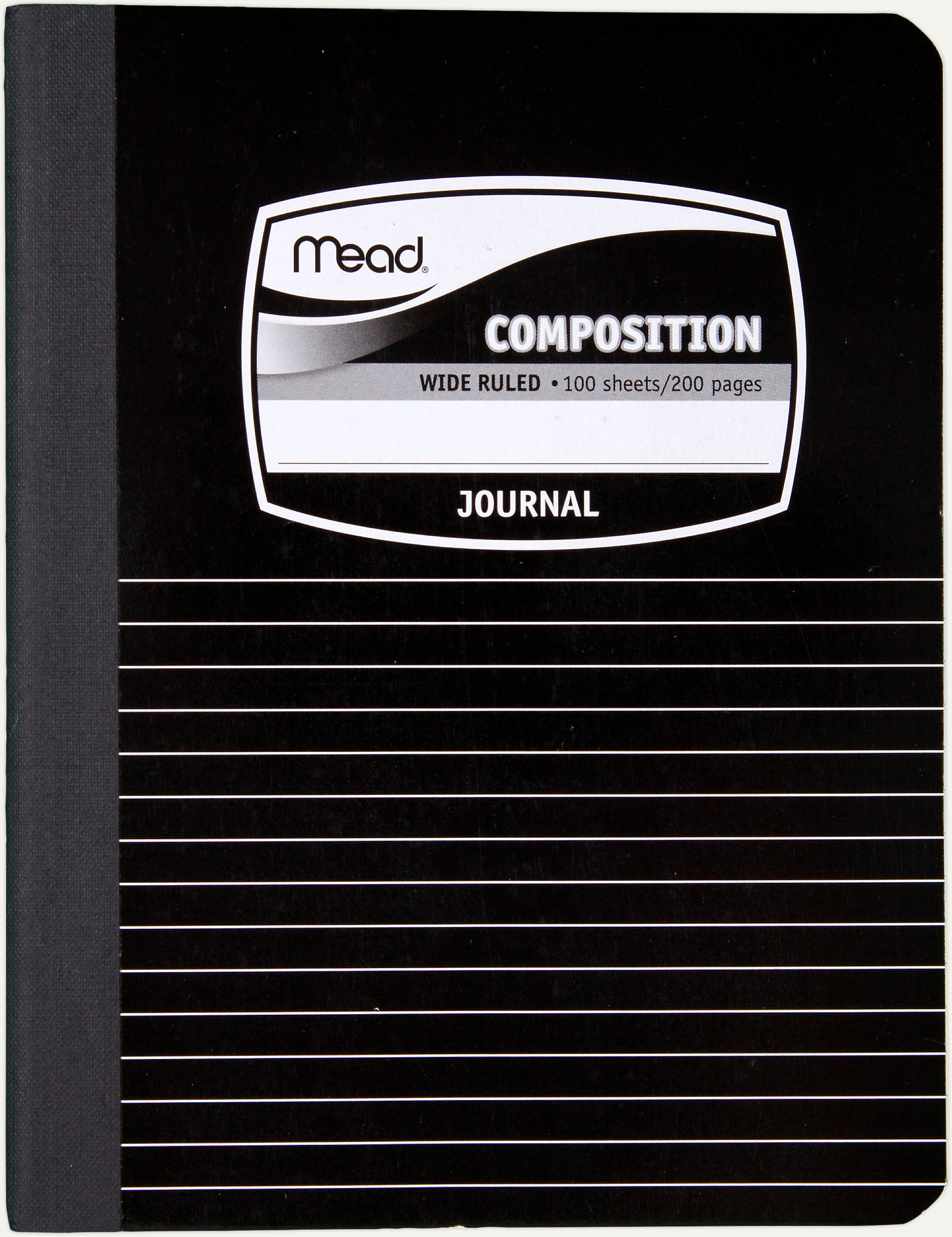 Square Deal Black Marble Journal Composition Book 100 Sheets Wide Ruled