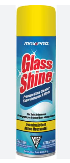 Max Pro Glass Shine Premium Glass Cleaner 19 oz.