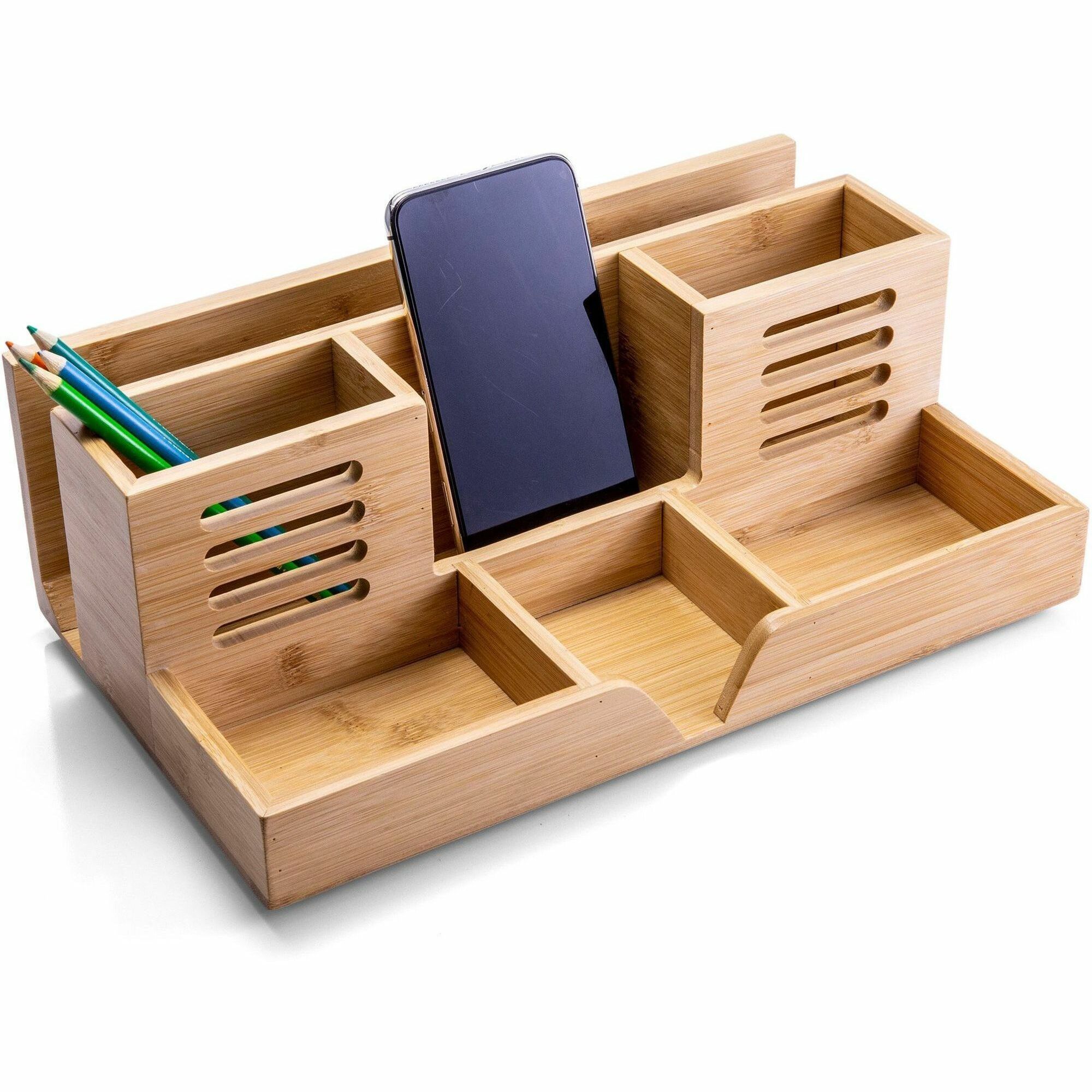 Bamboo Desk Organizer