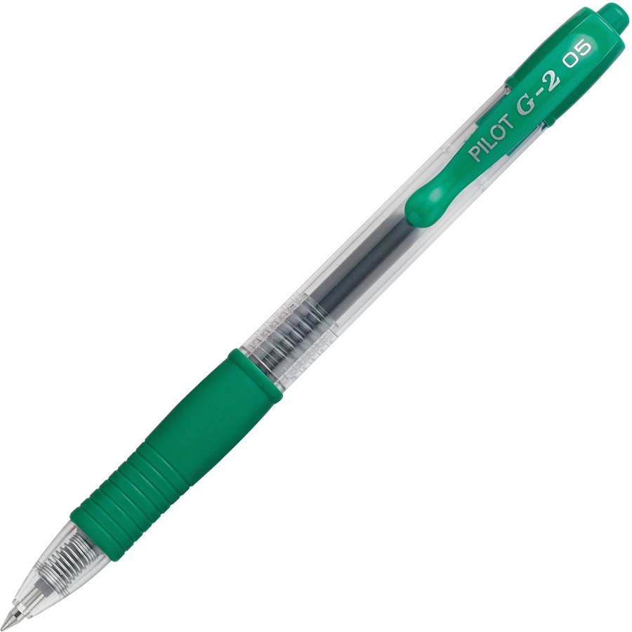 G2-5 Retractable XFine Gel Ink Rollerball Pens Green