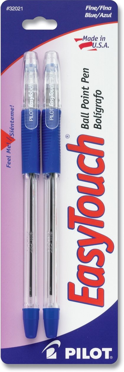 Pilot Easy Touch Blue  Fine 2/Pack