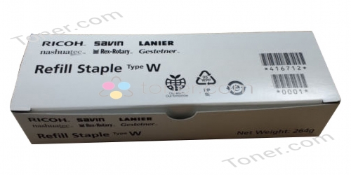 Ricoh Staples Refill, Type W – Box of 4 Cartridges