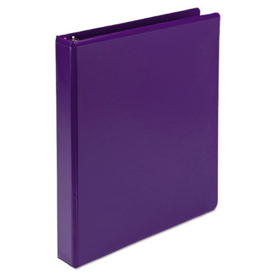 Earth’s Choice Biobased Durable Fashion View Binder, 3 Rings, 1" Capacity, 11 x 8.5, Purple, 2/Pack