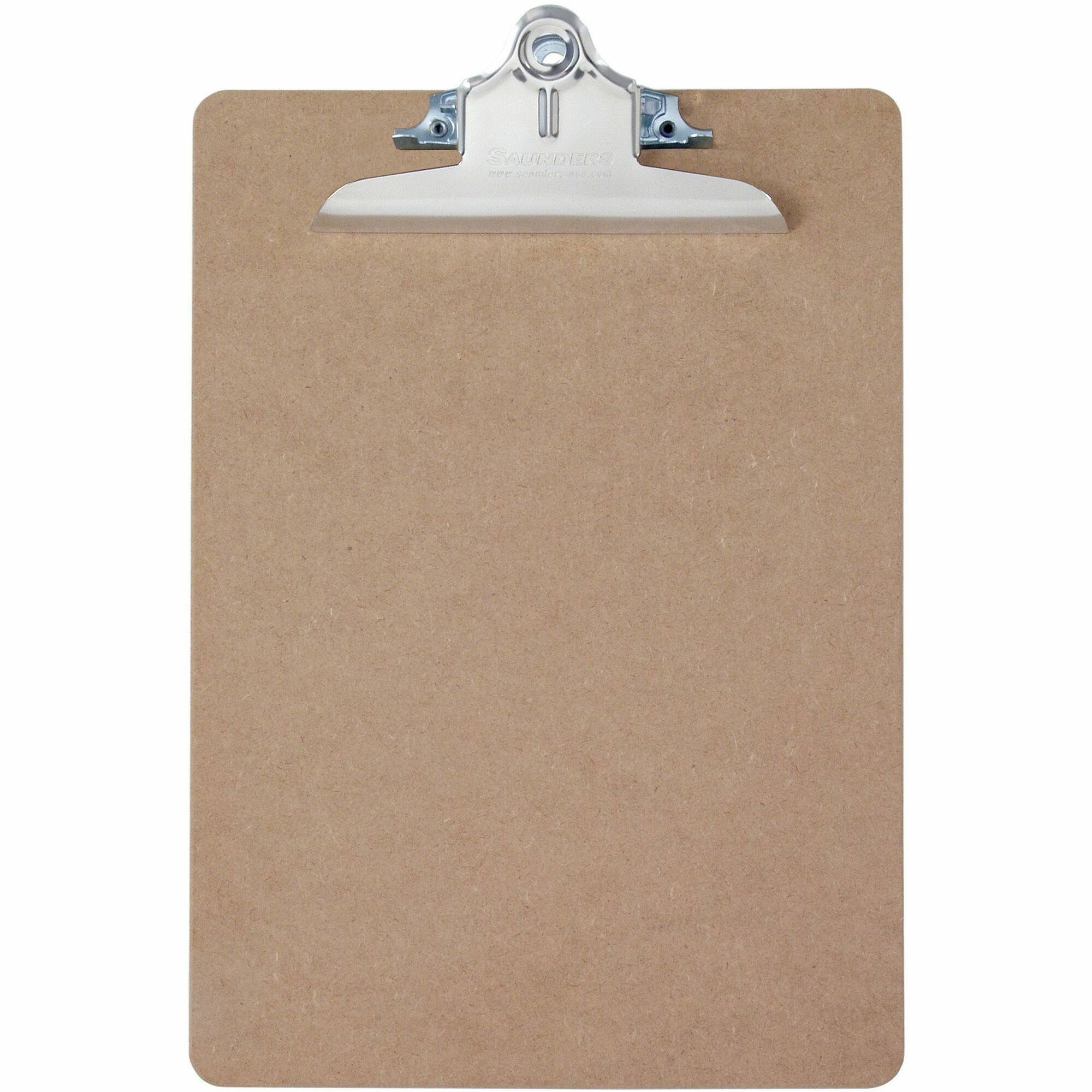 Saunders Brown Hardboard Clipboards