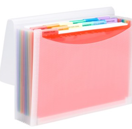 Poly ColorVue  Expanding File 13 Pocket Multicolor