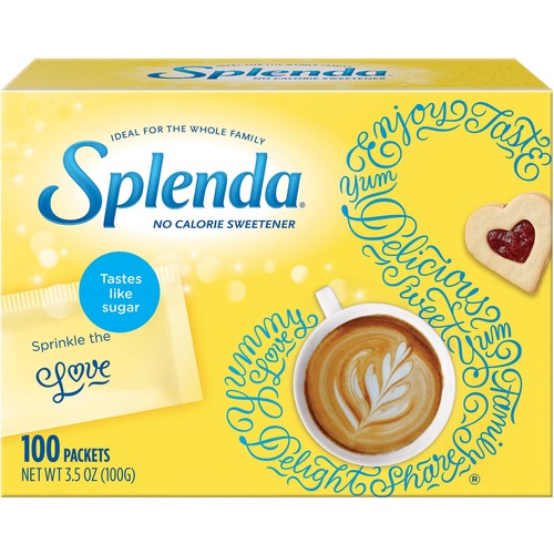 Splenda No Calorie Sweetener Packets 100EA/BX