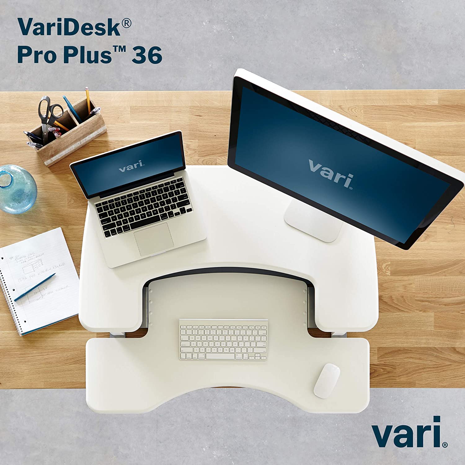 VarideskProPlus36-White