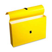 Wilson Jones Expandable Wallet 10x15x3.5 (Yellow)