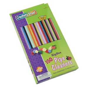 Pipe Cleaner Creativity Street Jumbo Stems Variety Pack 12"X6 mm 150 Pieces